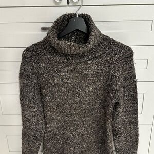 Wilfred Brown Wool Turtleneck Sweater